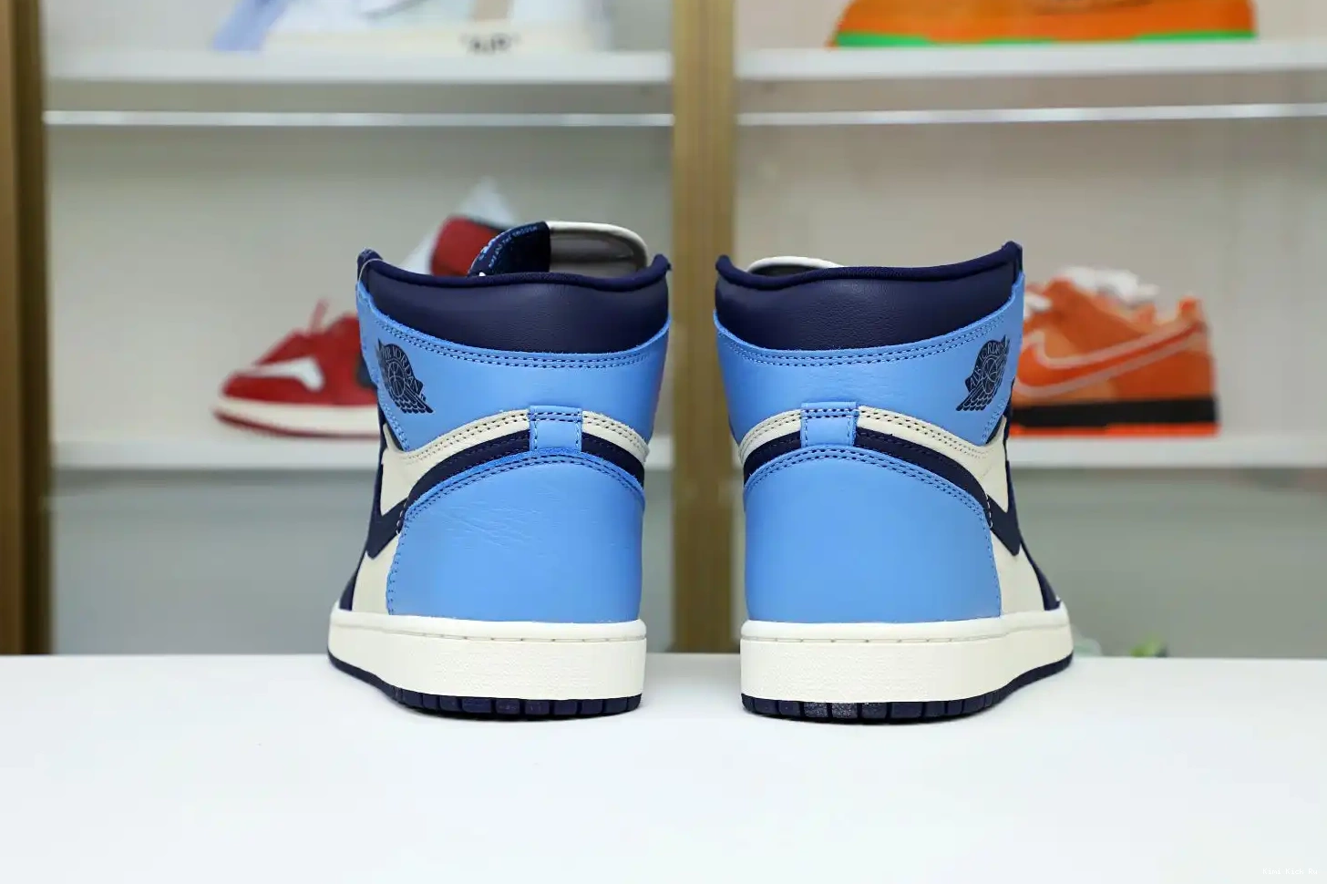 JORDAN OG 'OBSIDIAN' 1 AIR HIGH RETRO Kimikick 0724